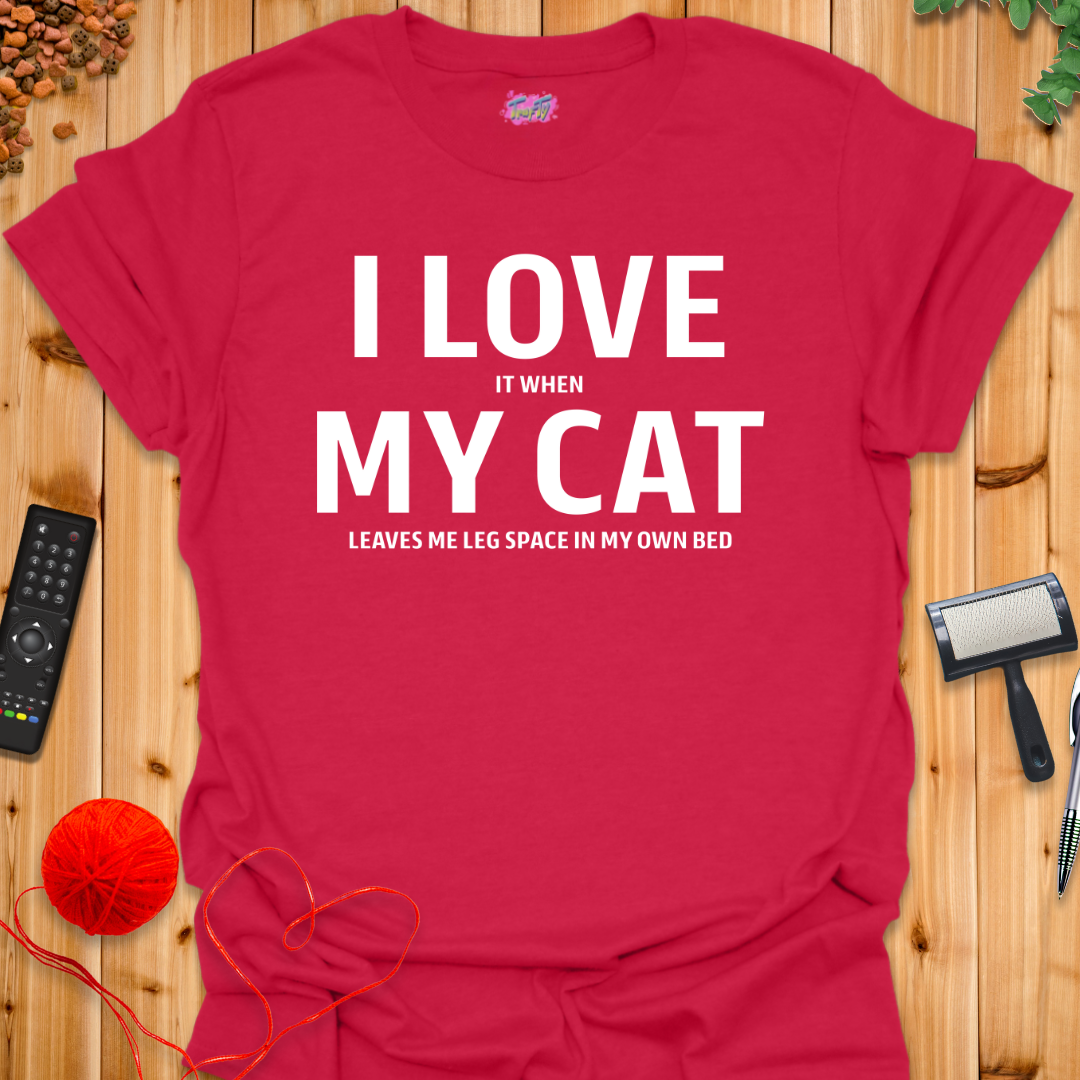 I Love My Cat T-Shirt