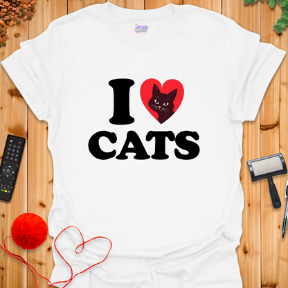 I Heart Cats T-Shirt