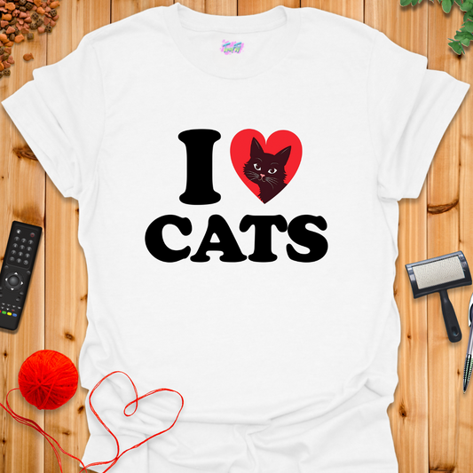 I Heart Cats T-Shirt