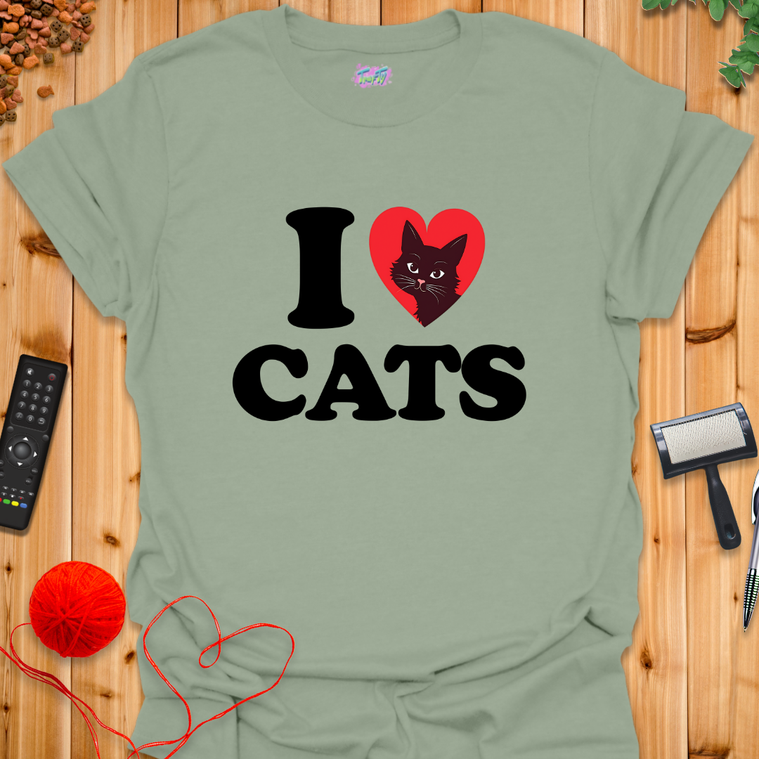 I Heart Cats T-Shirt