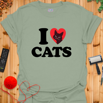 I Heart Cats T-Shirt