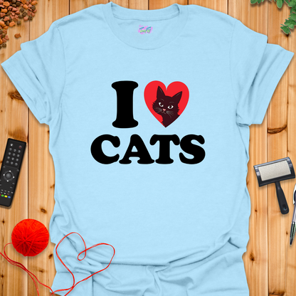 I Heart Cats T-Shirt