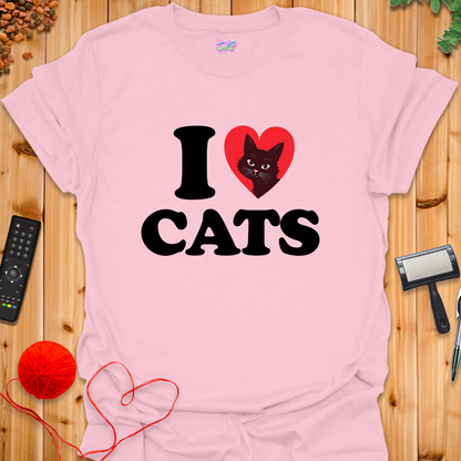 I Heart Cats T-Shirt