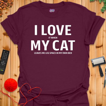 I Love My Cat T-Shirt