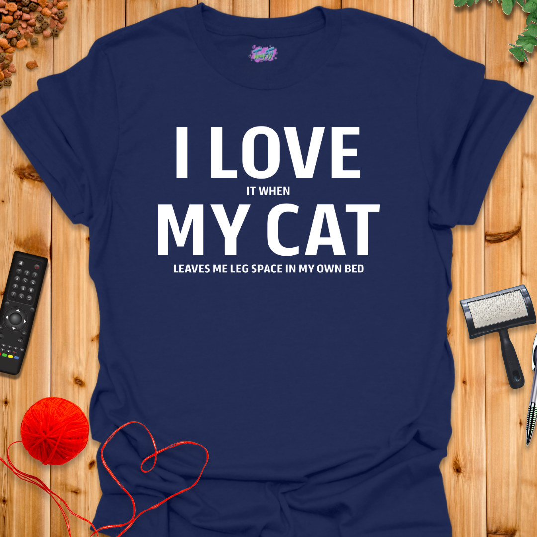 I Love My Cat T-Shirt