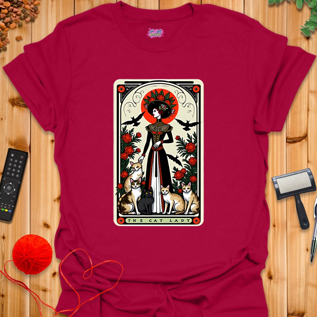The Cat Lady T-Shirt - T-Shirt - TrafTy Shirts
